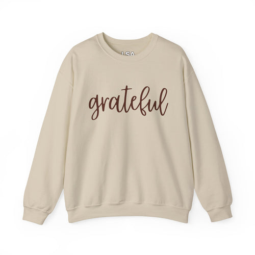 Grateful | Women's Script Crewneck